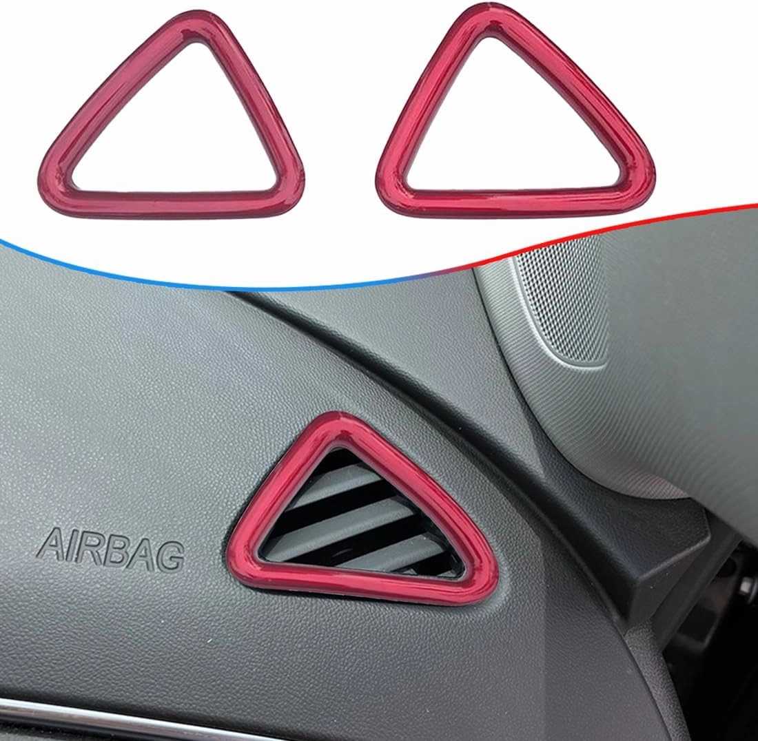 Dashboard Air Vent Cover, for Chevrolet Malibu 2016 2017 2018 2019 2020 2021 2022 2023 2024 Dashboard Upper Air Vent Outlet CoverCar Sport Interior Accessories -Wine Red