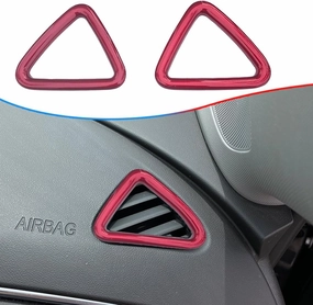 Dashboard Air Vent Cover, for Chevrolet Malibu 2016 2017 2018 2019 2020 2021 2022 2023 2024 Dashboard Upper Air Vent Outlet CoverCar Sport Interior Accessories -Wine Red
