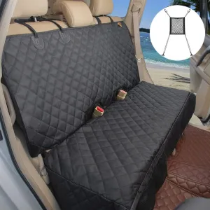 Deluxe More Durable Waterproof Backseat Protector, High Heat Resistant and Nonslip Back Seat Cover for Dogs Kids, Universal Size Fits Cars, Trucks, SUVs