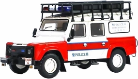 Die Cast Vehicle 1:43 for Land Rover Defender 110 Simulated Police Resin Material Car Bomb Disposal Unit Car Model Fan Collection Mini Cars Replica