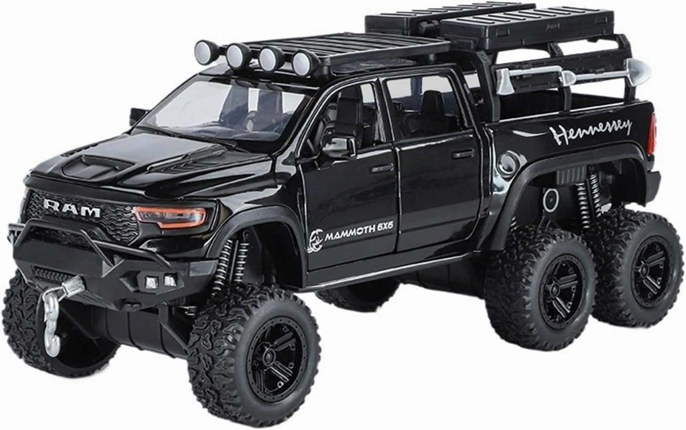 Die Casting 1:32 for Land Rover Defender Van Outdoor Camper Simulation Alloy Car Model Miniature Sound and Light Pull-Back Model Vehicle Presents(T. Rex Black)