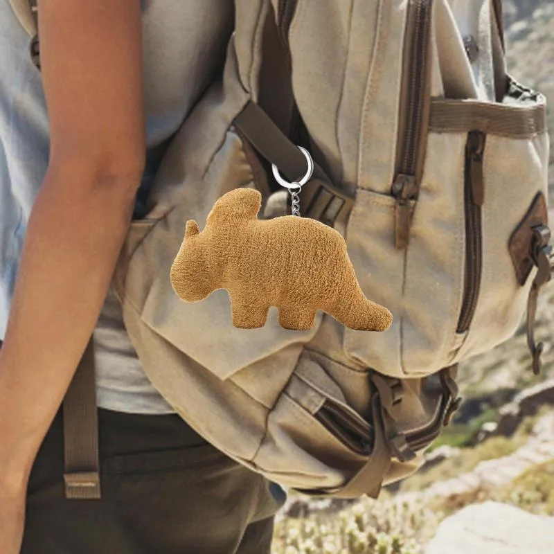Dino Nugget Plush Keychain: Brontosaurus, Pterodactyl, Stegosaurus