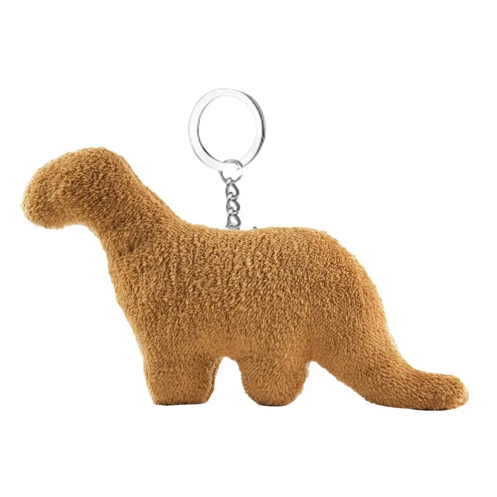 Dino Nugget Plush Keychain: Brontosaurus, Pterodactyl, Stegosaurus