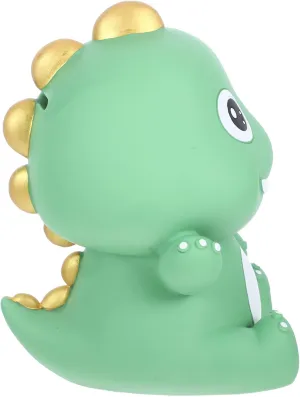 Dinosaur Piggy Bank Decor Green Dinosaur Desktop Saving Jar Aesthetic Coin Box