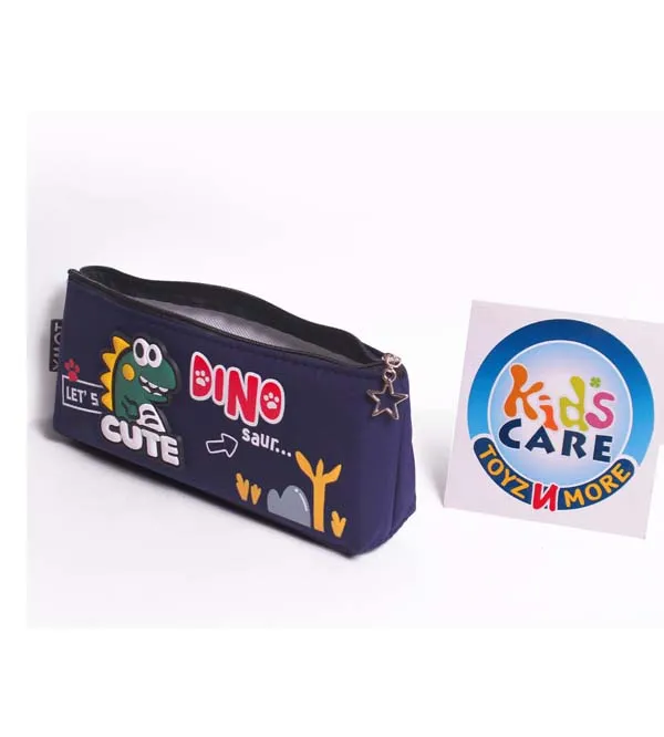 Dinosaur Themed 8x3-inch Single Zipper Stationery Pouch (H-708)