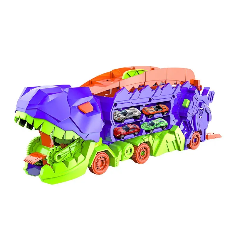 Dinosaur Transporter Truck Toy - Car Track Toy