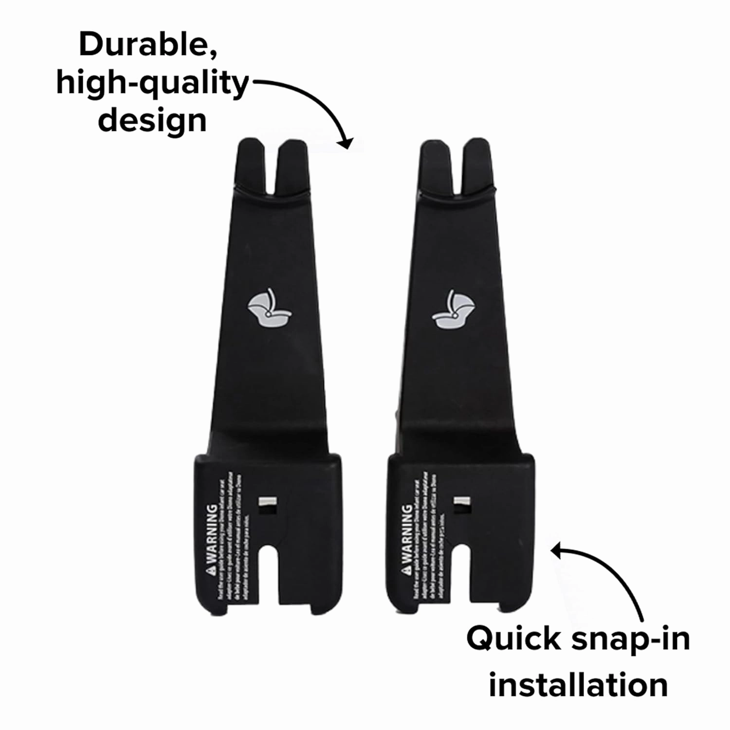 Diono Quantum Car Seat Adapter, Compatible with Peg Perego Infant Baby Car Seats, Durable, Attachment for Travel System