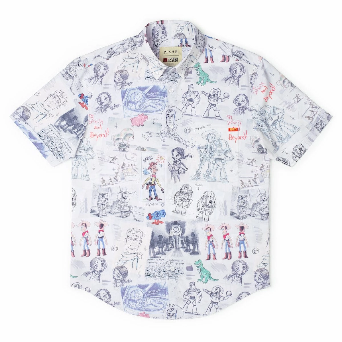 Disney and Pixar Toy Story "Toy Story-Board" – KUNUFLEX Short Sleeve Shirt