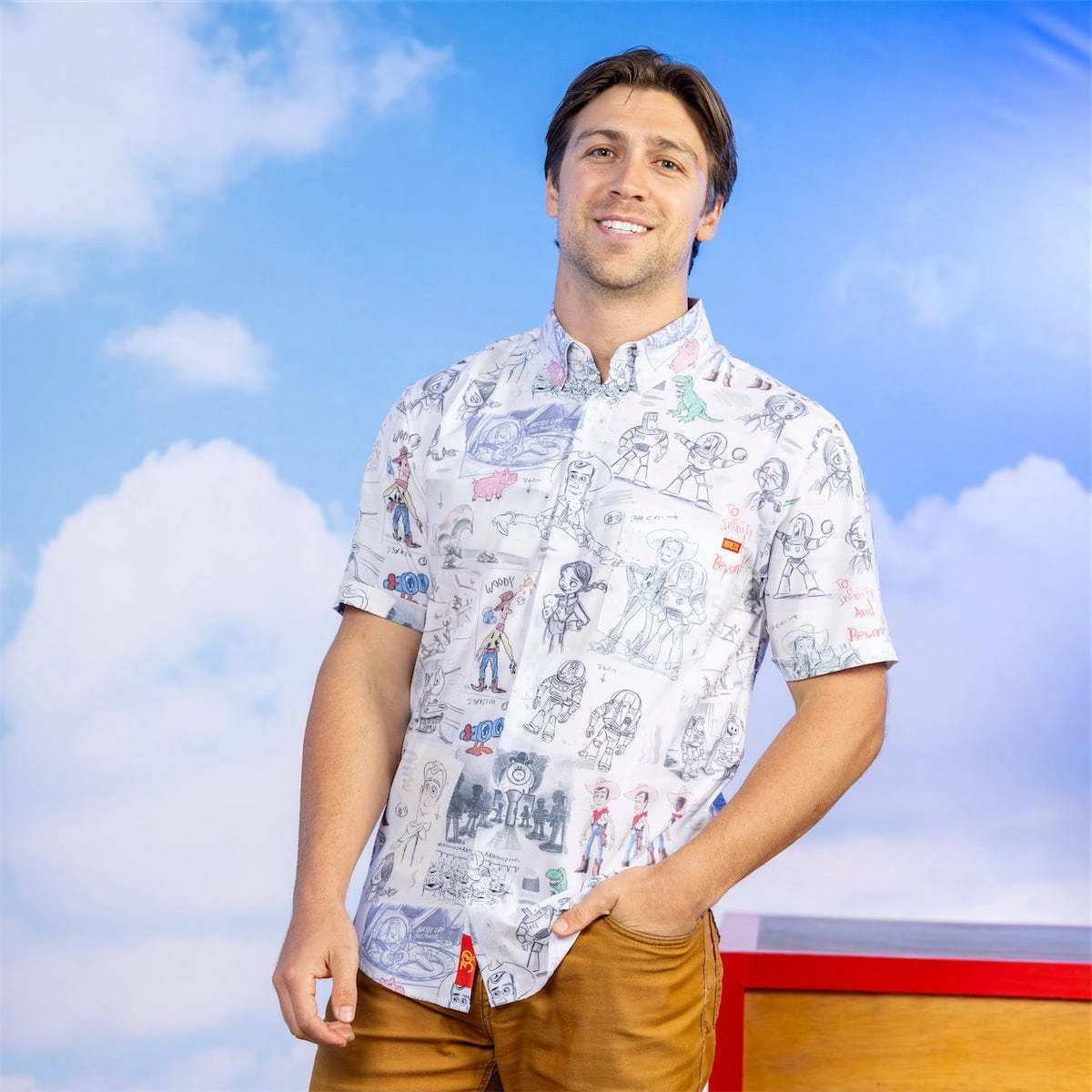 Disney and Pixar Toy Story "Toy Story-Board" – KUNUFLEX Short Sleeve Shirt