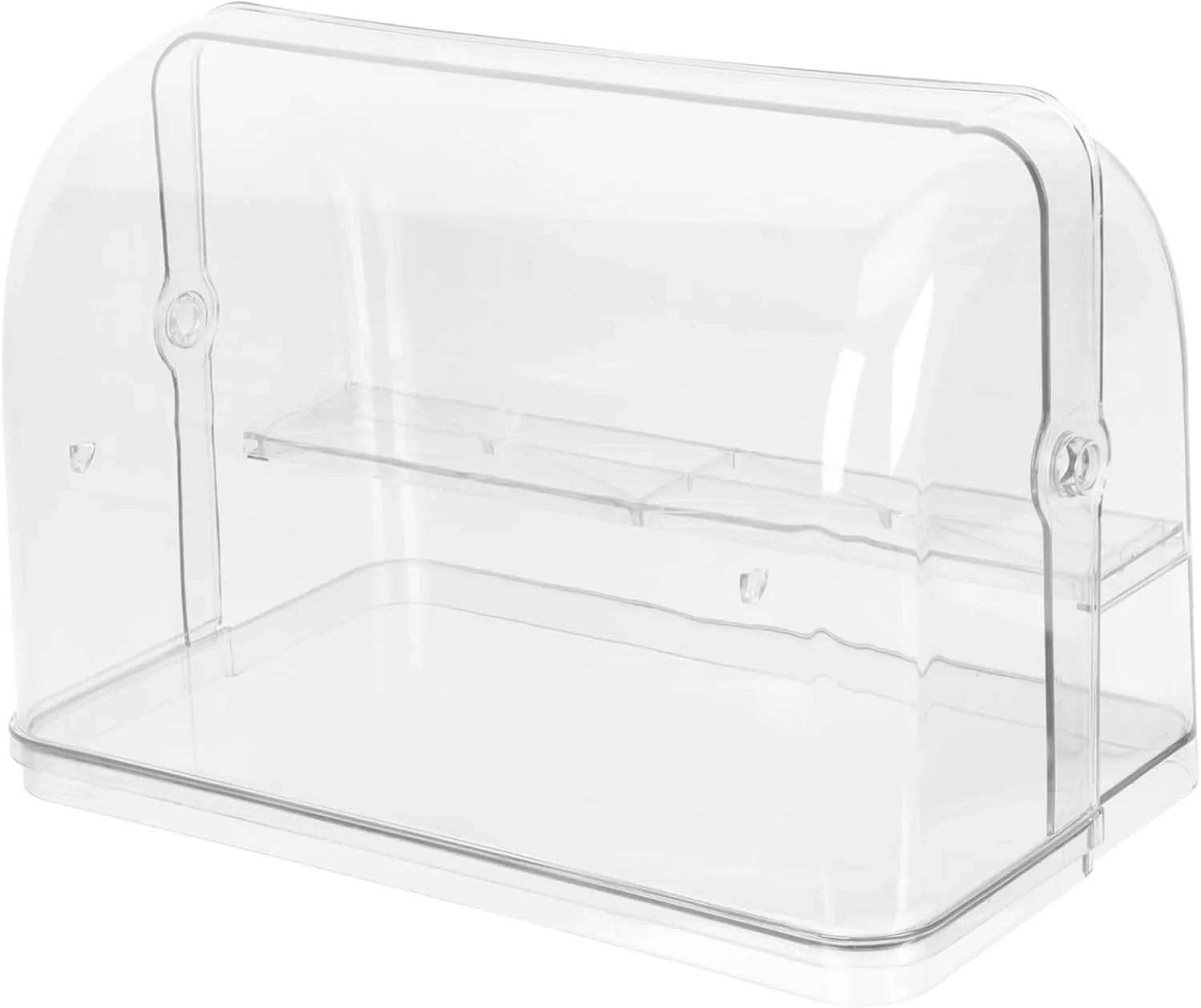 Doll Display Case Transparent Storage Box for Figures Models Dustproof Design Convenient Organizer for Desktop Use Figures and Collectibles