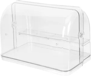Doll Display Case Transparent Storage Box for Figures Models Dustproof Design Convenient Organizer for Desktop Use Figures and Collectibles