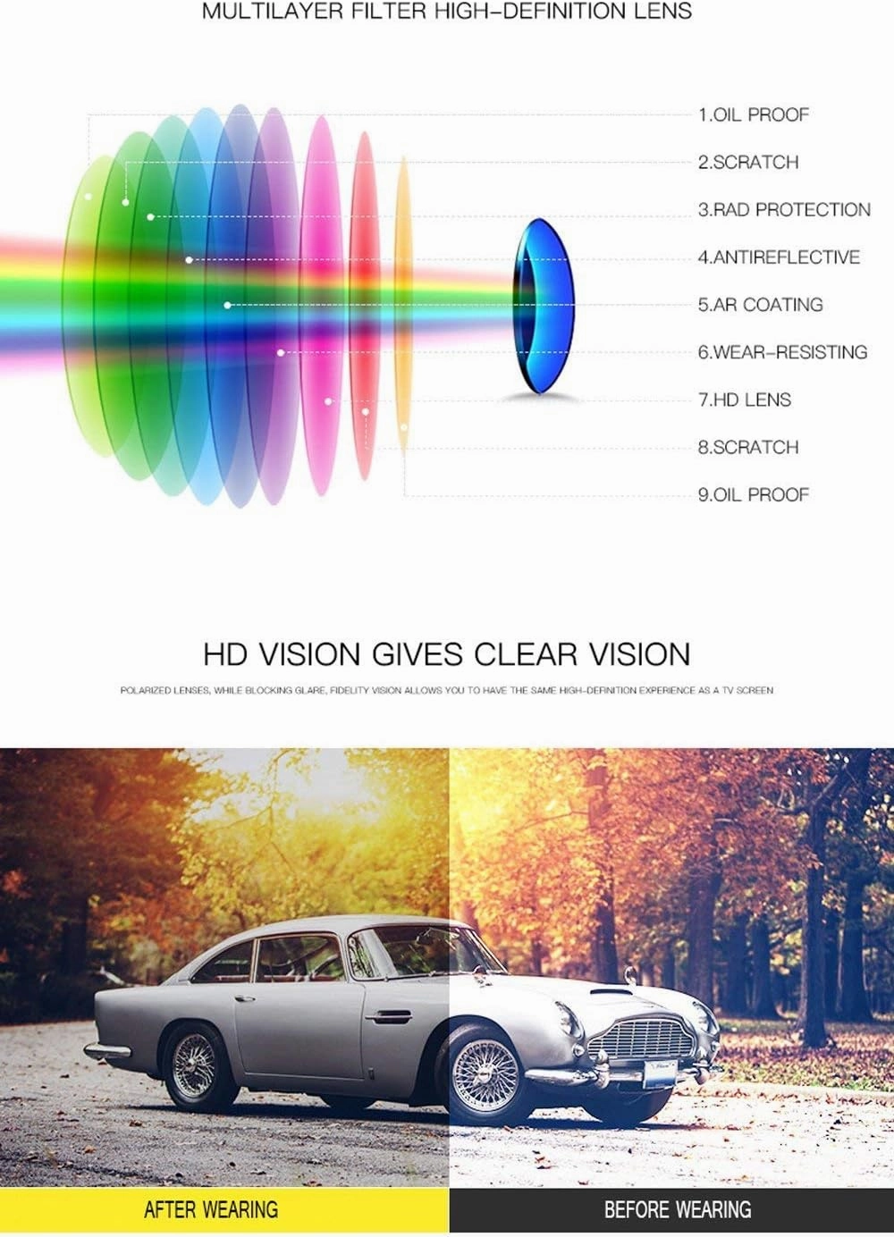 Dollger Square Sunglasses for Men Classic Oversized Sun Glasses Retro Semi Rimless Gold Alloy Frame UV400