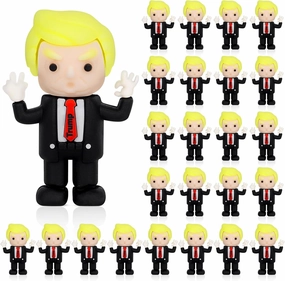 Donaldtrumps 2025 Toy Figure,25 Pcs Miniature Figurines Toys Set,2025 Novelty Gifts for Car Home Desk Party Decoration