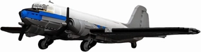 Douglas DC-3 Ultimate Air Spacecraft Collection Building Blocks Sets, 893 Pieces WW2 Space Airliner Model Building Kits, Space Exploration Shuttle Toys for Kids Age 9 