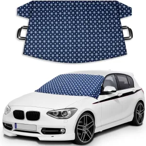 EcoNour Car Windshield Cover for Ice and Snow | Windshield Cover |600D Polyester Car Cover for Snow|Water, Heat & Sag-Proof Car Windshield Snow Cover|Winter Windshield Covers|Medium 69"x42"