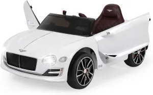 Electric Kids Ride On Cars Toy, 12V Battery Powered Licensed Bentley Vehicles with Parent Remote Control, Headlights, MP3, USB Port, Horn and Double Doors, for Boys and Girls