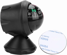 Electronic Boat, Black Electronic Adjustable Dash Mount Boat for Navigation Marine Boat Vehicle