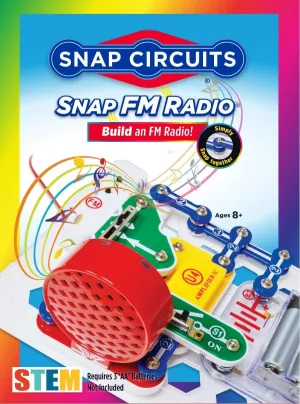 Elenco STEM Toy Radio KIT | for Kids 8  yrs | Electronics KIT | Science KIT for Kids | DIY STEM KIT | SNAP Circuits STEM