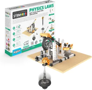 Engino- STEM Toys, Physics Laws: Inertia, Friction, Circular Motion, Construction Toys for Kids 9 , Educational Toys, Gifts for Boys & Girls (6 Model Options)