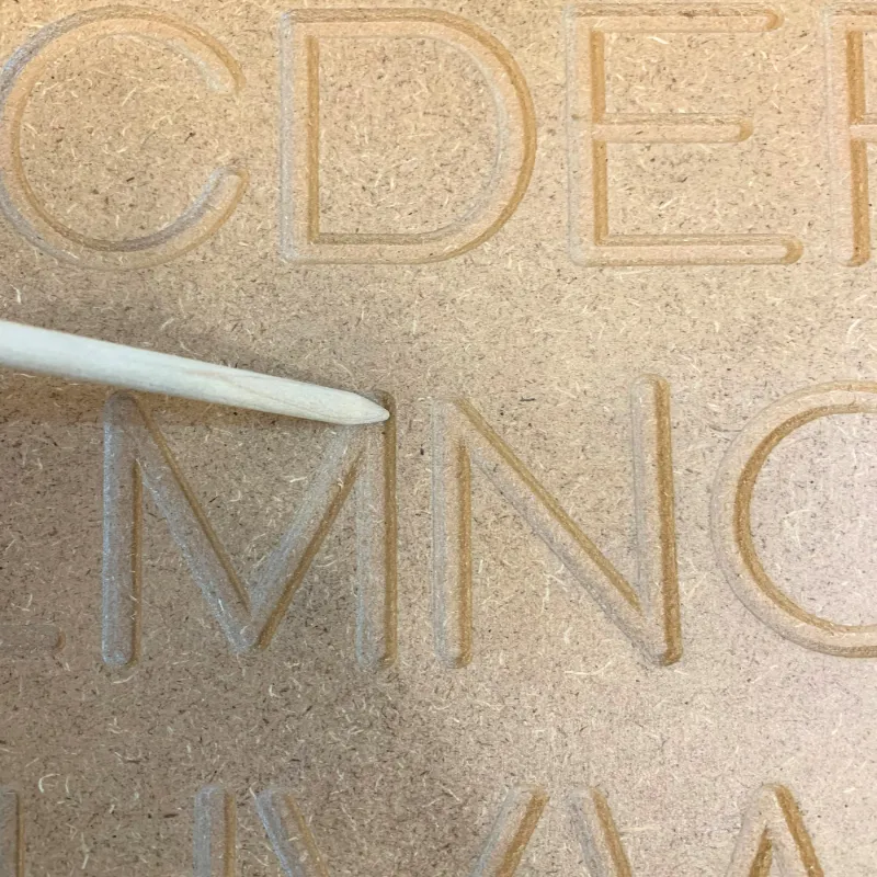 English Capital Alphabets Tracing Board