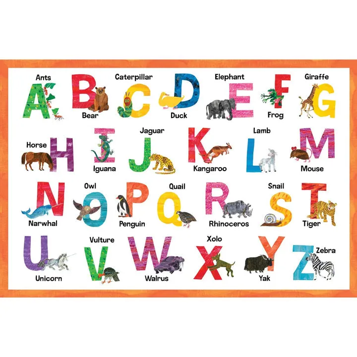 Eric Carle Alphabet Rectangle Floor Puzzle