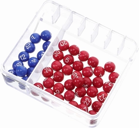 ERINGOGO 1 Set Simulator Party Raffle Balls Random Number Picker Numbered Balls Number Ball Picker Sphere Party Balls Balls Party Activity Props Game Balls Machine, 9.6x6.5cm, OE5344810X