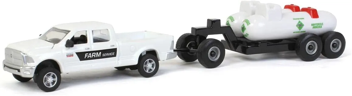 ERTL 1/64 Dodge Ram Pickup with Dual Anhydrous Ammonia Tank Carrier 16380
