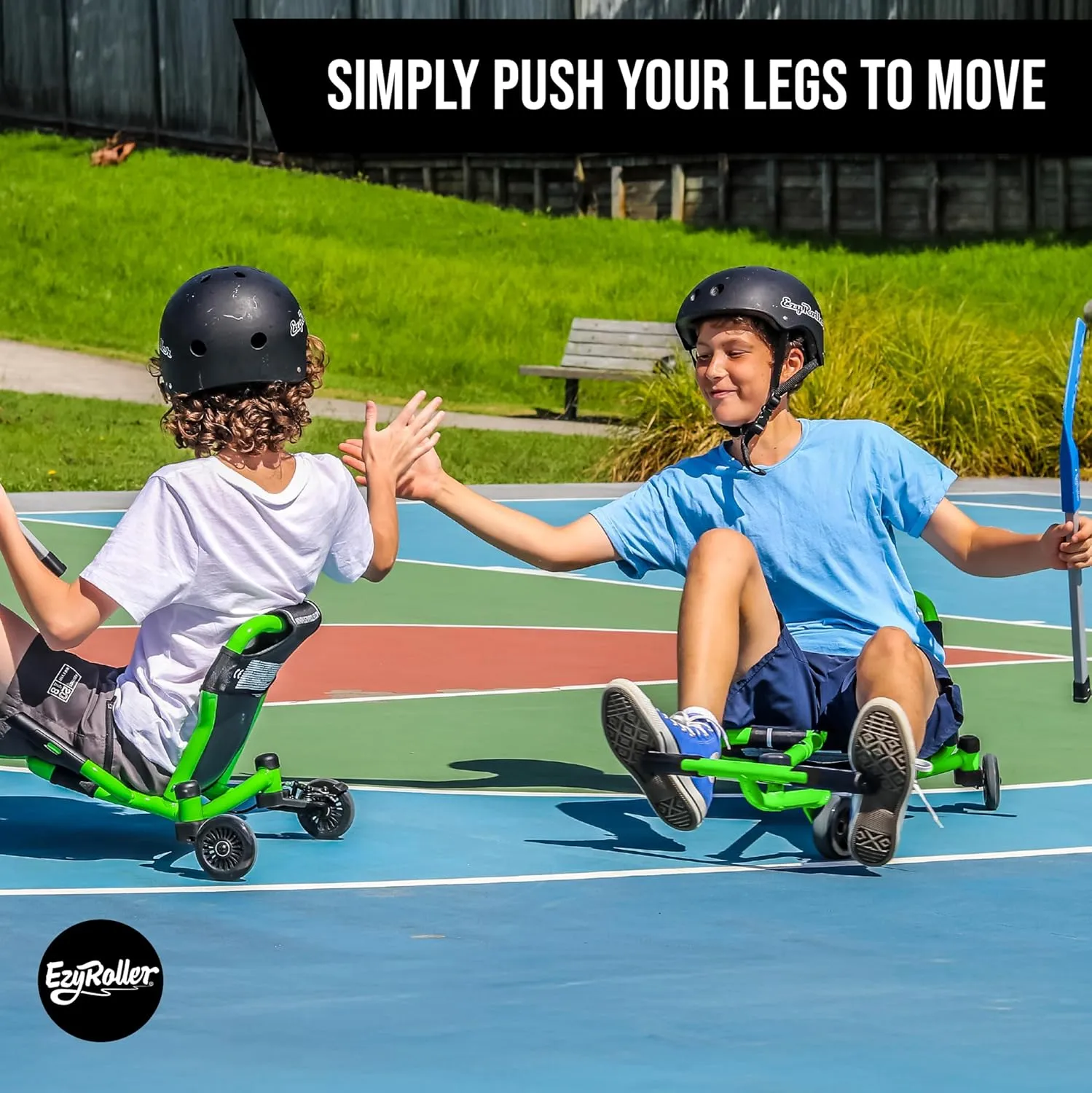 EzyRoller New Drifter-X Ride on Toy for Ages 6 and Older, Up to 150lbs. - Green