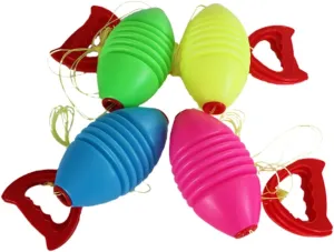 Family Fun 4 Pack Jumbo Pulling Balls Sports Double Player Hand Fitness Ball Age 3 Promotes Boys and Girls' Health Random