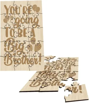 FashionJunkie4Life Big Brother Puzzle, Baby Announcement Puzzle, Promoted to Big Brother Announcement on Jigsaw Puzzle