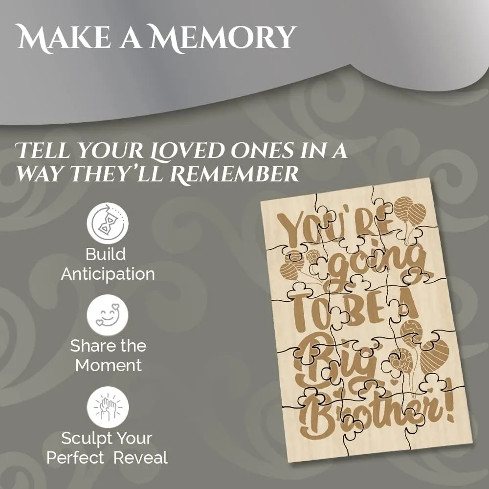 FashionJunkie4Life Big Brother Puzzle, Baby Announcement Puzzle, Promoted to Big Brother Announcement on Jigsaw Puzzle