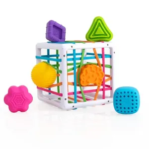 Fat Brain Toys InnyBin Shape Learning Toys, Sensory Toys for Babies and Toddlers, Baby Toys Ages 10 Months 