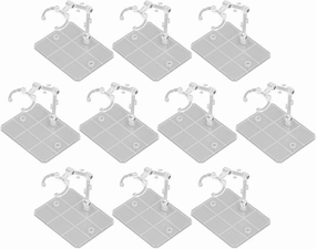 Figure Model Stand, Longlasting Compact Plastic Figure Model Display Stand for 6-Inch Action Figures (plastic 4)