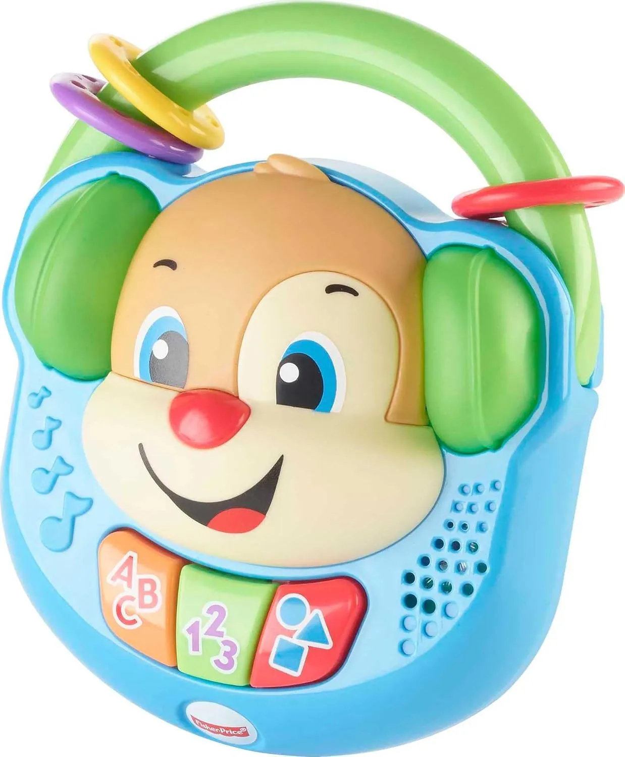 Fisher-Price Baby & Toddler Toy Laugh & Learn Sing & Learn Music Player Pretend Radio with Lights & Songs for Infants Ages 6  Months