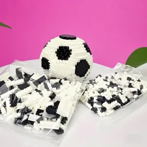 Football Building Sets, Football Enthusiast Building Blocks Home Office Desktop Ornaments, Micro Building Blocks Kit for Adults 850 PCS