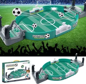 Football Table Interactive Game - Mini Tabletop Soccer Pinball Games Set with 6 Balls, Hand-Eye Coordination Classic Interactive Indoor Tabletop Football Sport Board Games for Family Adults Kids