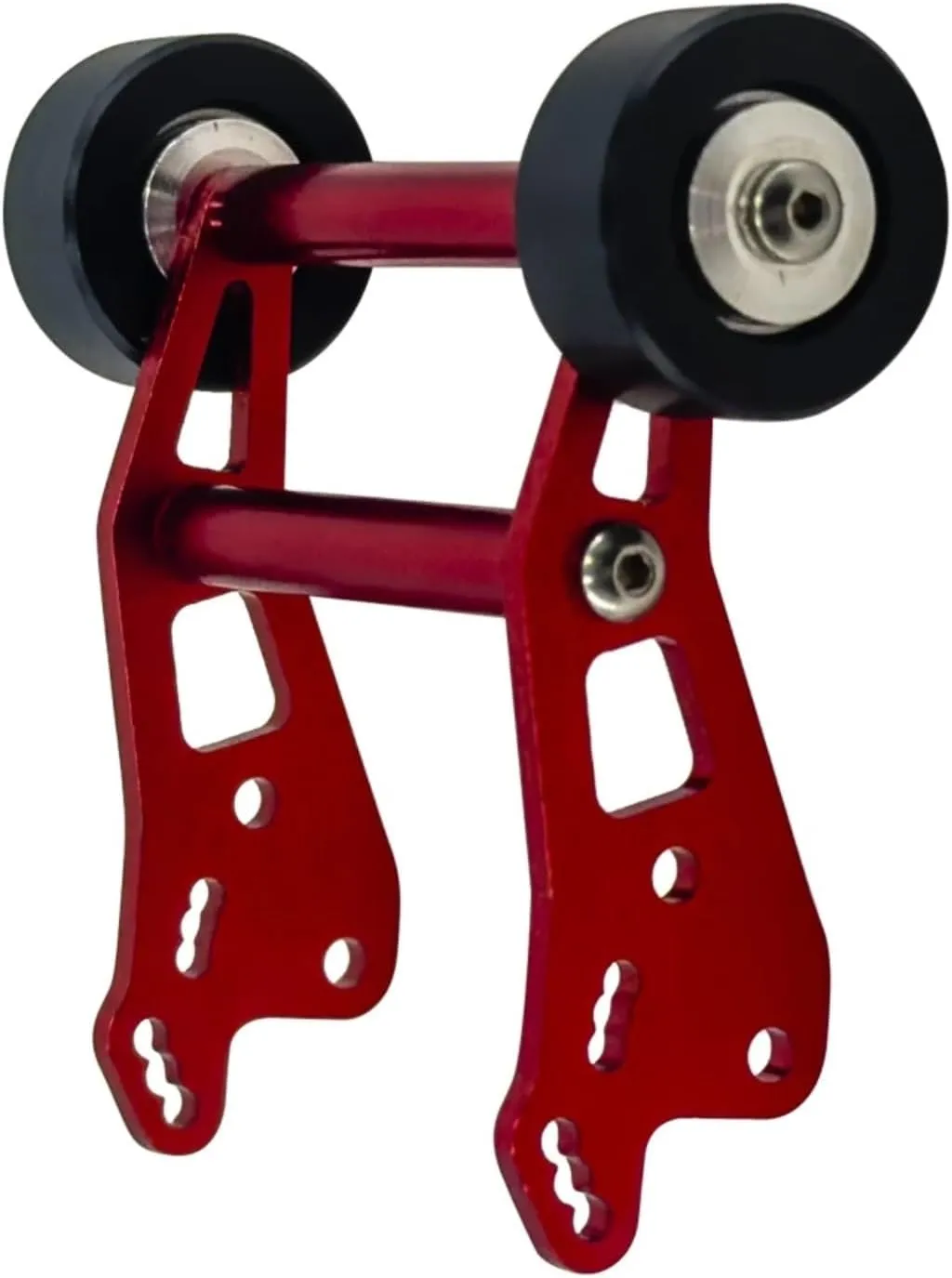 for Losi for Mini for LMT 1/18 Rc Crawler Adjustable Wheelie Bar Anti Roll Wheel Aluminium Metal Accessories Rc Car Upgrade Parts RC Repair Parts(Red)