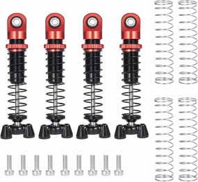 for Kyosho for Jimny 1/18 for Mini-Z 4×4 1/24 4Pcs Aluminum Adjustable Oil Shock Absorber Damper Suspension RC Car Parts