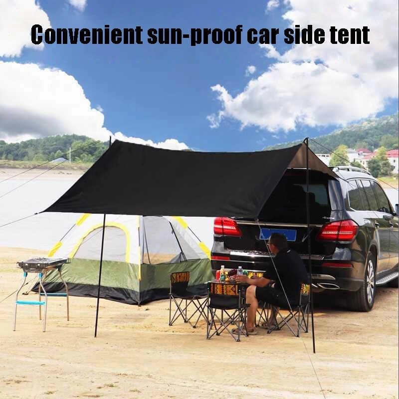 for Morris Cowley/Eight/Isis/Marina/Mini/Minor/Oxford Camping Tarpaulin Car Awning Waterproof Hammock Rainproof Sunshade Rainproof Awning Outdoor,C Blue-S