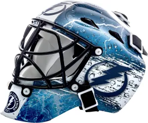Franklin Sports NHL Team Logo Mini Hockey Goalie Mask with Case - Collectible Goalie Mask with Official NHL Logos and Colors