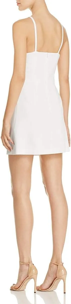 French Connection Women's Whisper Light Stretch Solid Mini Dress