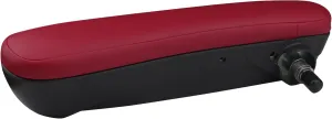 Front Driver Side Seat Armrest Adjustable Arm Rest Red Compatible with 2016-2019 Fiat 500 Replaces 6BV31KRLAA