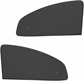 Front Side Window Sunshade, Heat Light Absorbing Thickened Density Mesh Screen Sunshade, Adsorption Mounting Fittings, Universal Applicable to Most Cars, Sedans (Black)