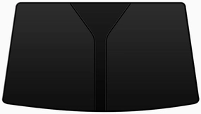 Front Window Sunshade Sun Visor for Renault Scenic III XMOD 2013-2016, Car Windshield Sun Shade Foldable Front Windshield Shade for Sun,Black
