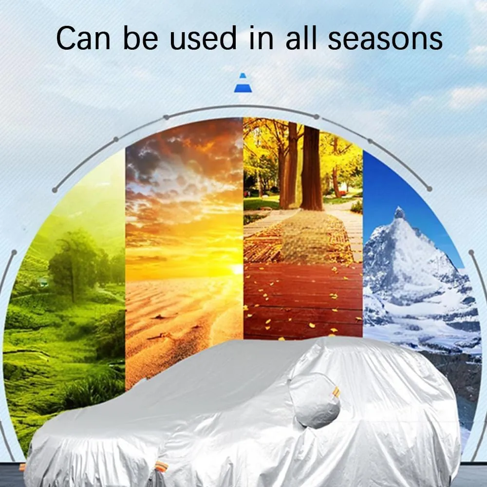 Full Car Covers for Mercedes-Benz V-Class W447 2014 2015 2016 2017 2018 2019, All Weather Exterior Waterproof Scratch Automobile Apparel Non Slip Clothing Windproof Durable Protective Layer