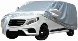 Full Car Covers for Mercedes-Benz V-Class W447 2014 2015 2016 2017 2018 2019, All Weather Exterior Waterproof Scratch Automobile Apparel Non Slip Clothing Windproof Durable Protective Layer
