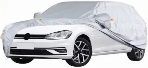 Full Car Covers for Volkswagen Golf 8 2025, All Weather Exterior Waterproof Scratch Automobile Apparel Non Slip Clothing Windproof Durable Protective Layer