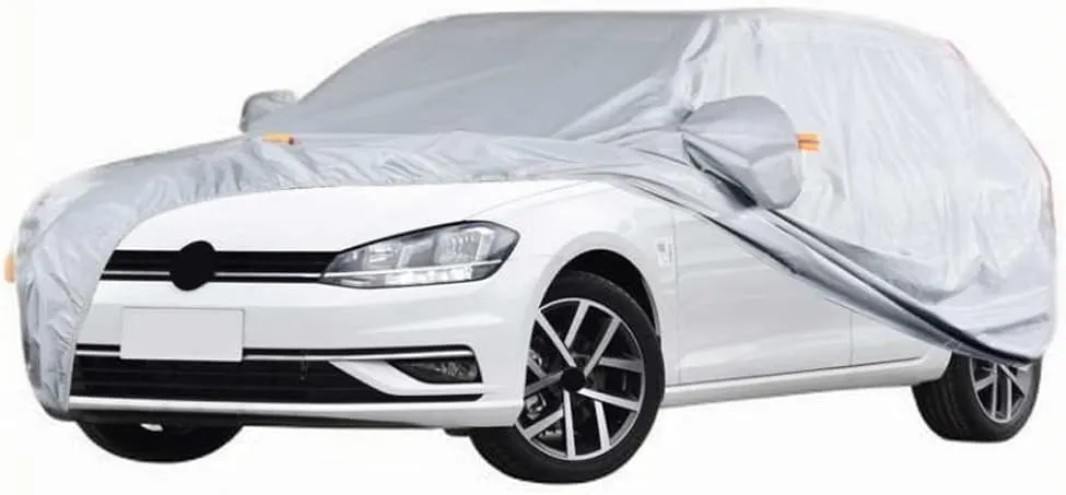 Full Car Covers for Volkswagen Golf 8 2025, All Weather Exterior Waterproof Scratch Automobile Apparel Non Slip Clothing Windproof Durable Protective Layer