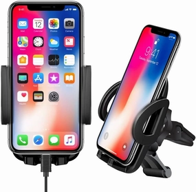 Full 360 Multi Mount Works for M.T.T. Master and Car Holder is Fully Adjustable, Portable, Durable up to 3.5inch Wide Screens and 8 pounds! [Black]