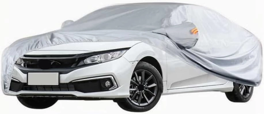 Full Car Covers for Honda Civic 2004 2005 2006 2007 2008, All Weather Exterior Waterproof Scratch Automobile Apparel Non Slip Clothing Windproof Durable Protective Layer